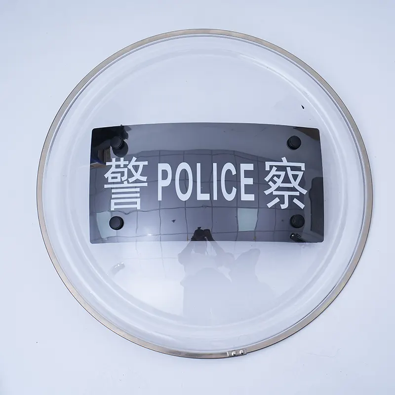 Round Anti Riot Shield: ความคล่องตัวที่มีน้ำหนักเบาสำหรับการรักษาความปลอดภัยในระยะใกล้